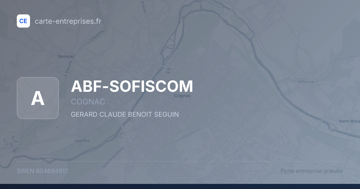 ABF-SOFISCOM — 804694917 — fiche entreprise