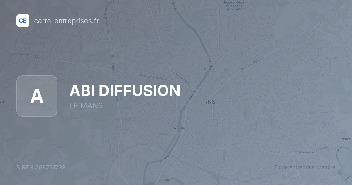 ABI DIFFUSION — 388751729 — fiche entreprise