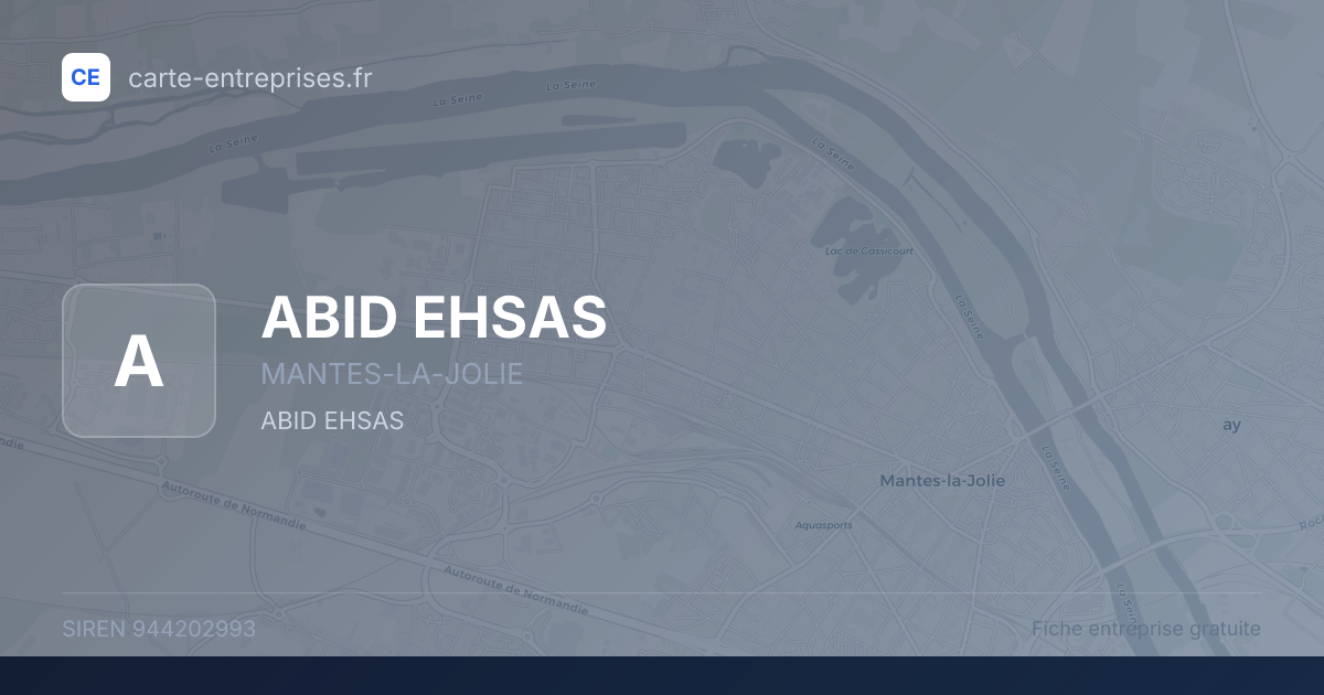 ABID EHSAS — 944202993 — fiche entreprise