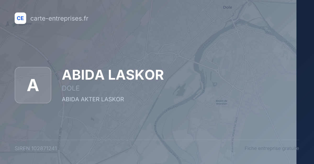 ABIDA LASKOR — 102871241 — fiche entreprise