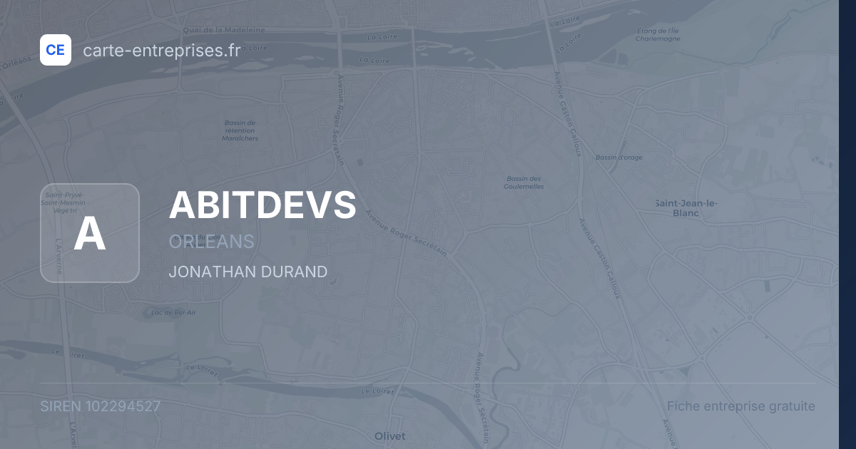 ABITDEVS — 102294527 — fiche entreprise