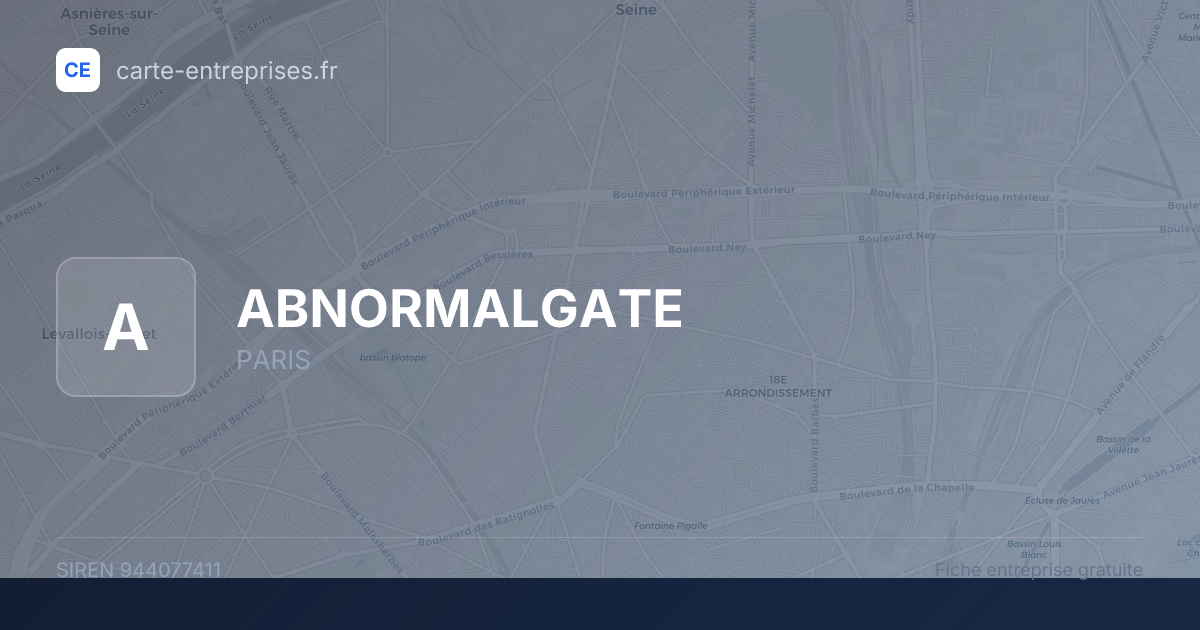 ABNORMALGATE — 944077411 — fiche entreprise