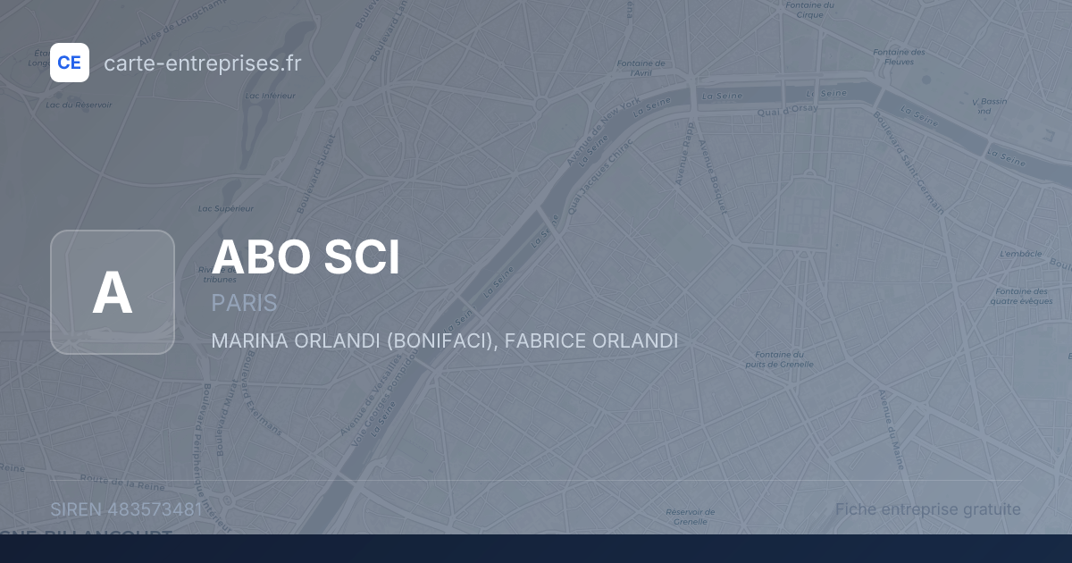ABO SCI — 483573481 — fiche entreprise