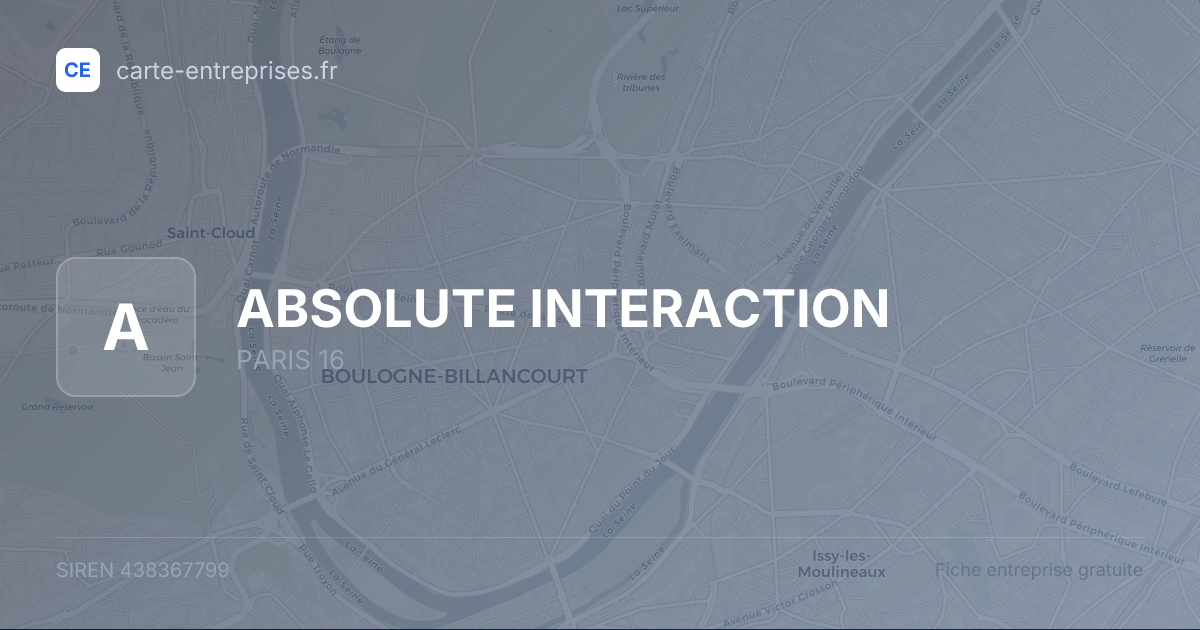 ABSOLUTE INTERACTION — 438367799 — fiche entreprise