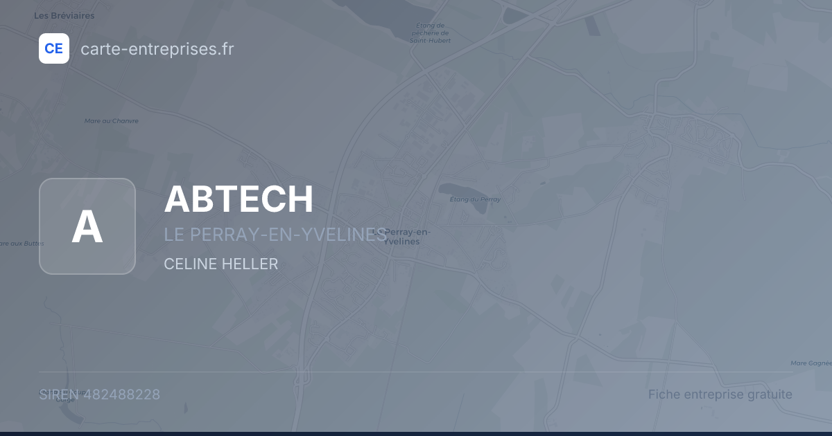ABTECH — 482488228 — fiche entreprise