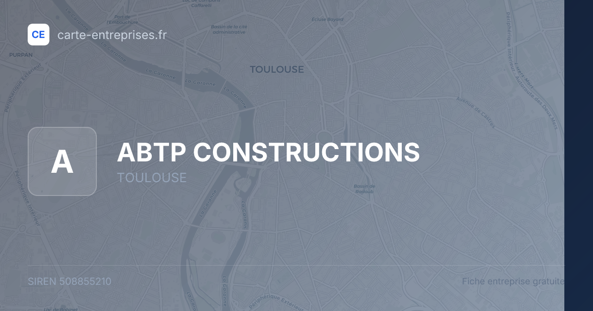 ABTP CONSTRUCTIONS — 508855210 — fiche entreprise