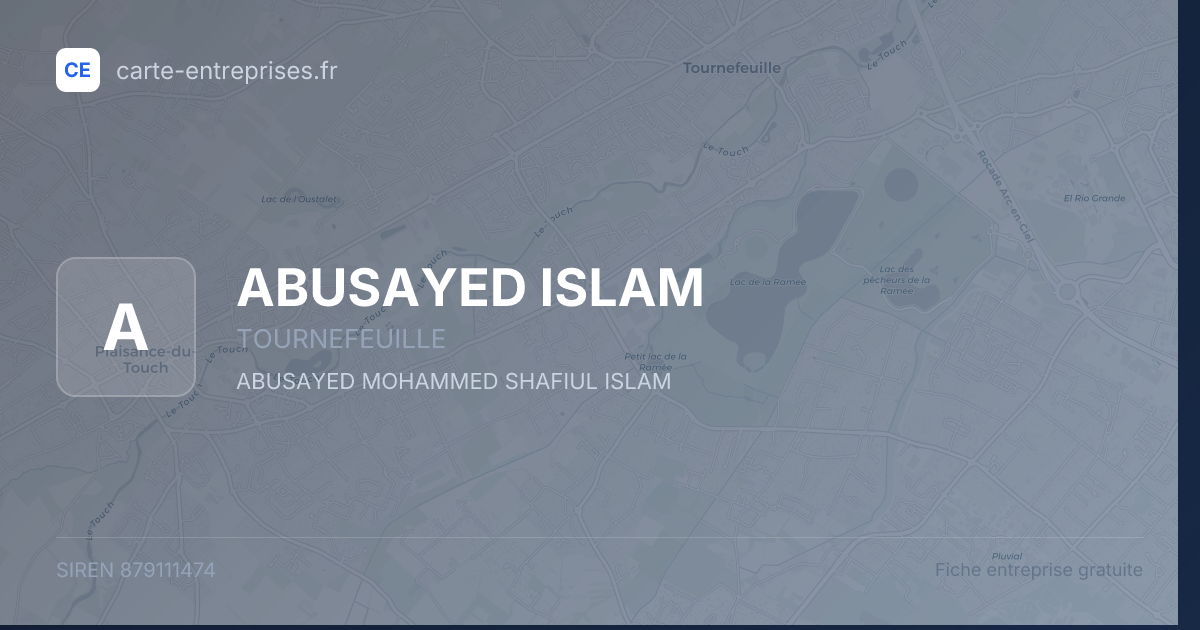 ABUSAYED ISLAM — 879111474 — fiche entreprise