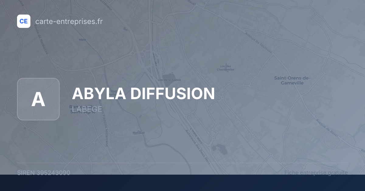 ABYLA DIFFUSION — 395243090 — fiche entreprise