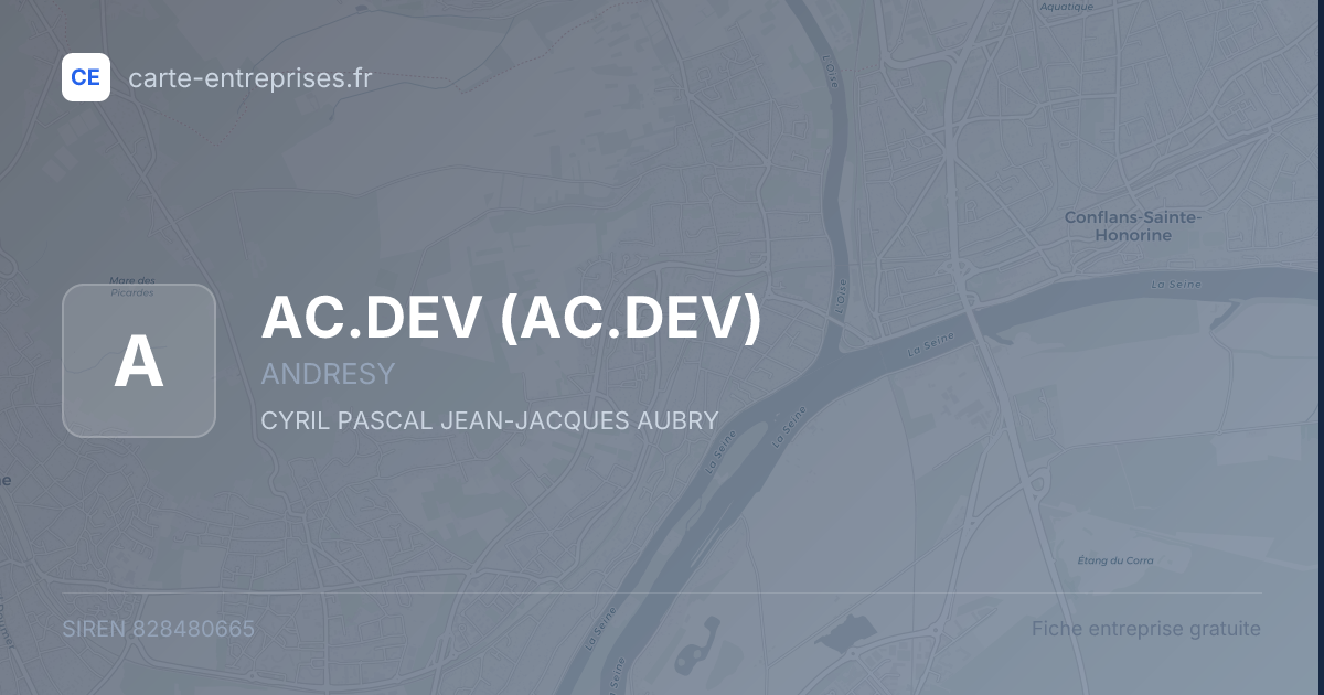 AC.DEV — 828480665 — fiche entreprise