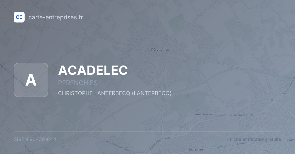 ACADELEC — 904391844 — fiche entreprise