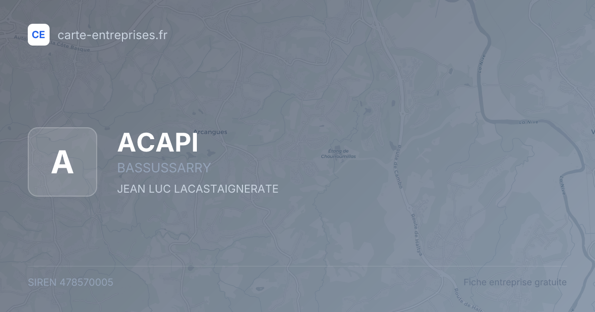 ACAPI — 478570005 — fiche entreprise