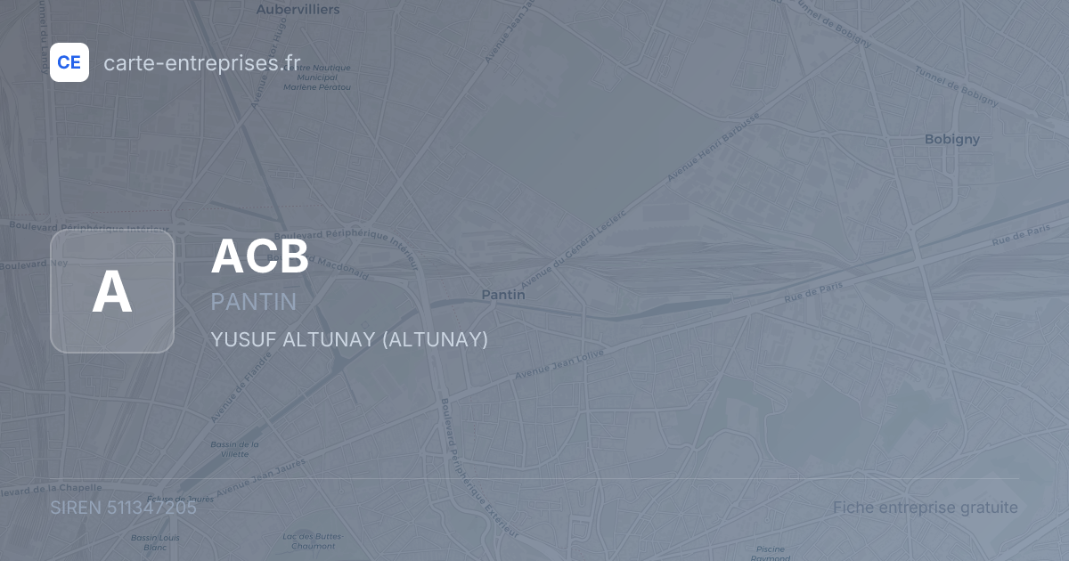 ACB — 511347205 — fiche entreprise