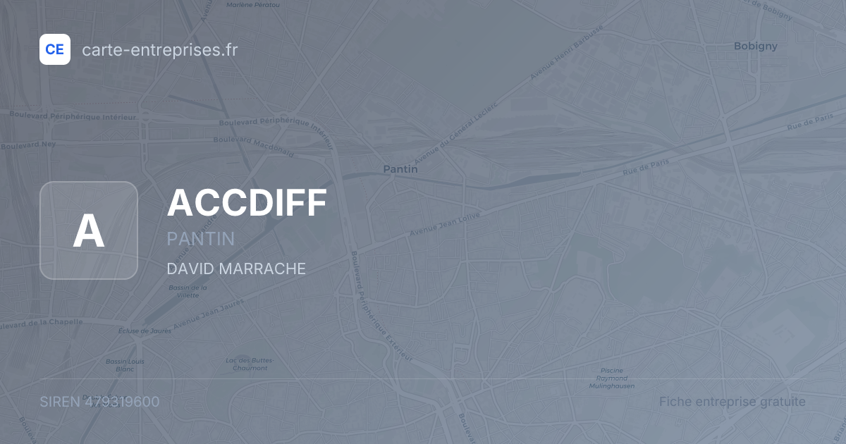ACCDIFF — 479319600 — fiche entreprise