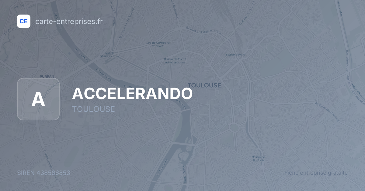 ACCELERANDO — 438566853 — fiche entreprise