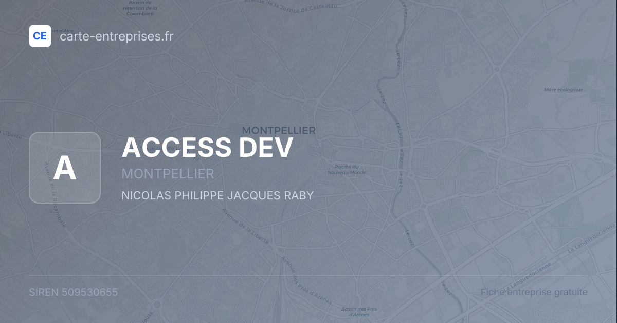 ACCESS DEV — 509530655 — fiche entreprise