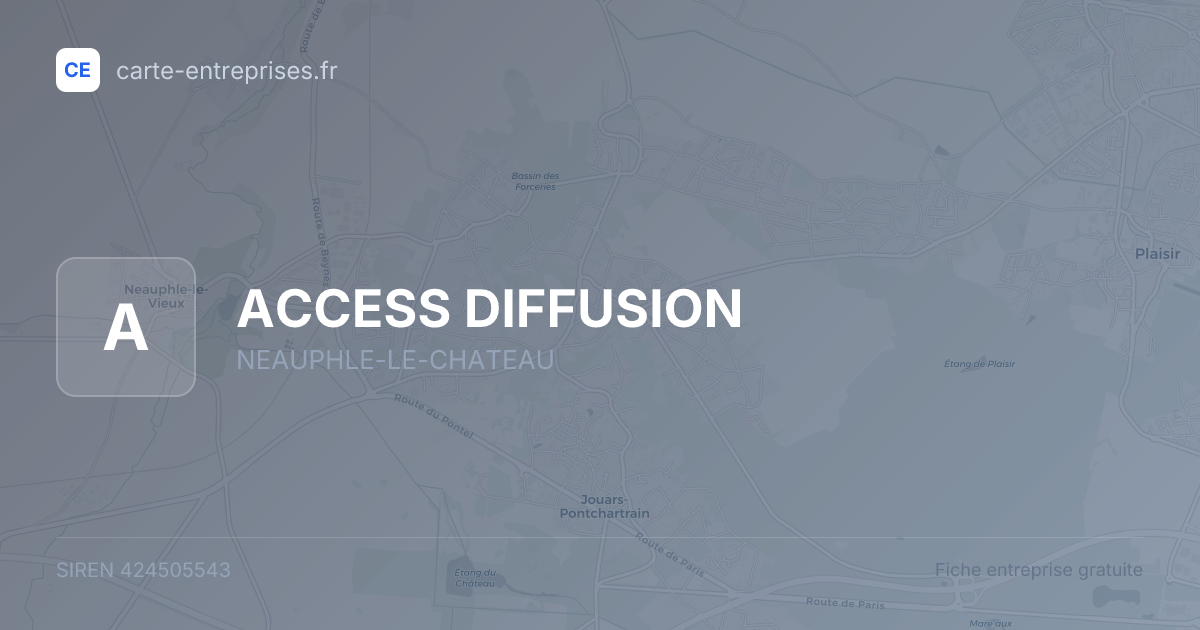 ACCESS DIFFUSION — 424505543 — fiche entreprise