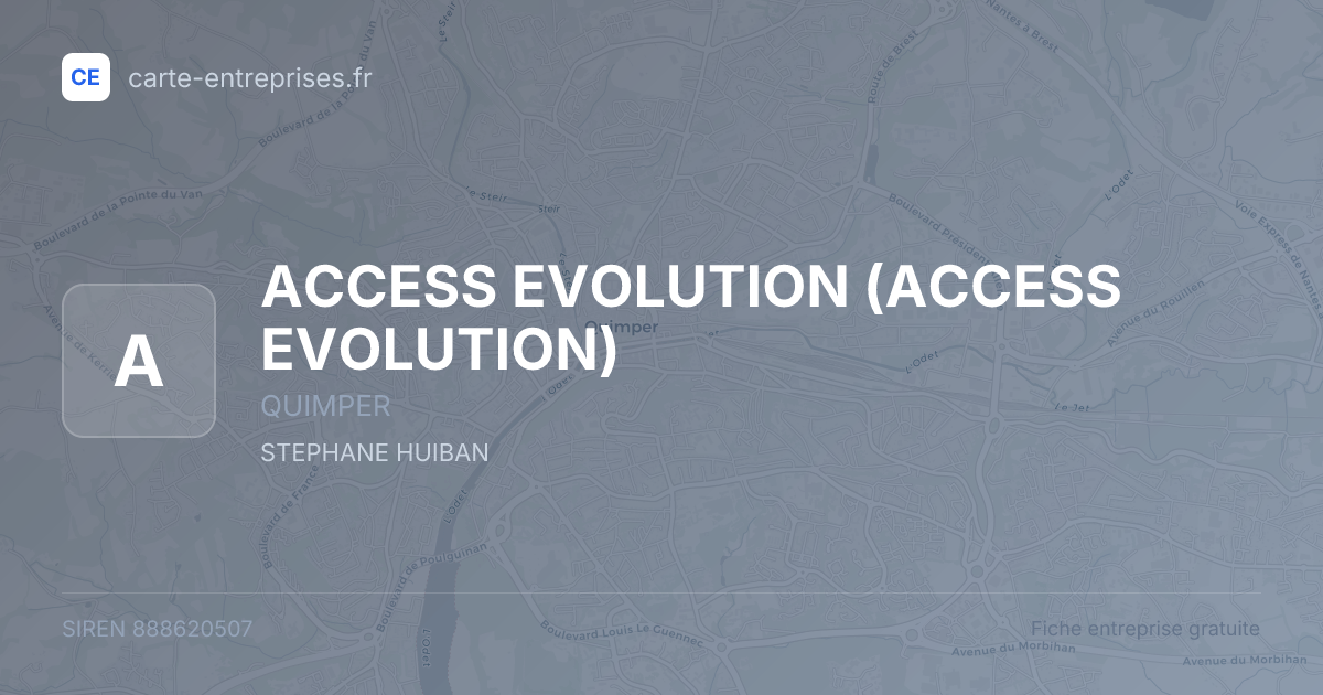 ACCESS EVOLUTION — 888620507 — fiche entreprise