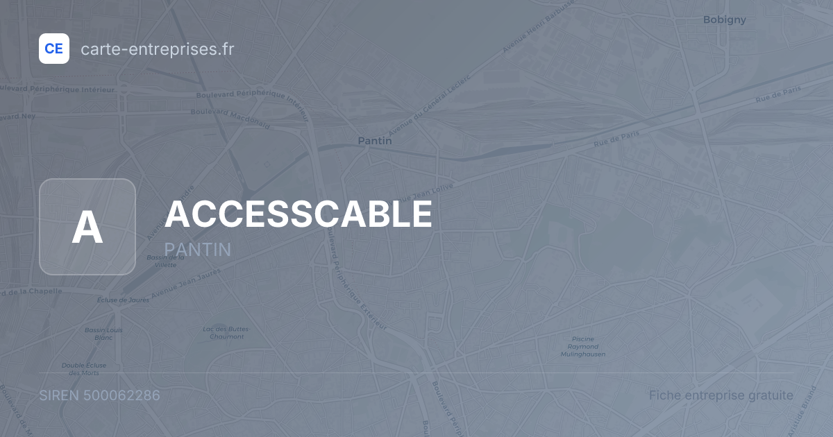 ACCESSCABLE — 500062286 — fiche entreprise
