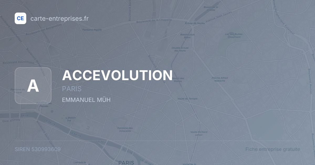ACCEVOLUTION — 530993609 — fiche entreprise