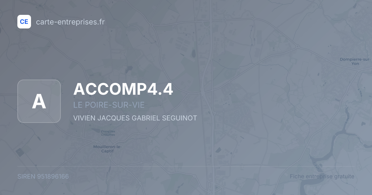 ACCOMP4.4 — 951896166 — fiche entreprise