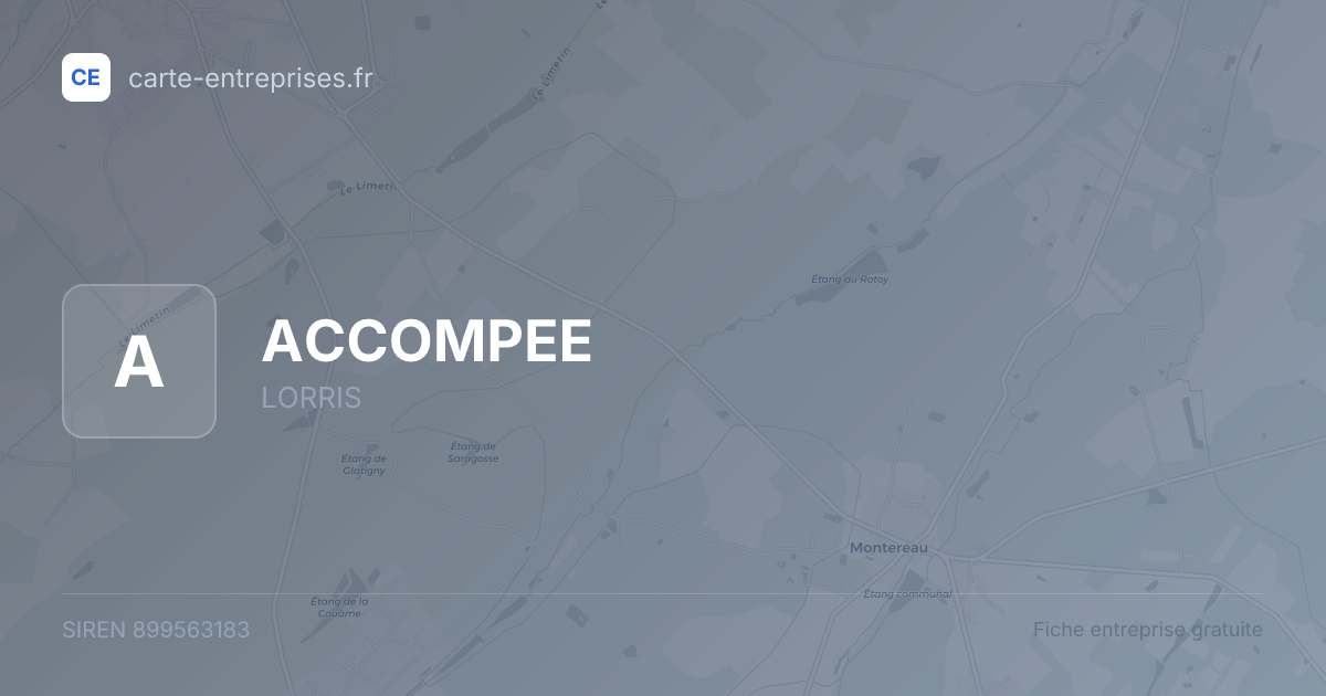 ACCOMPEE — 899563183 — fiche entreprise