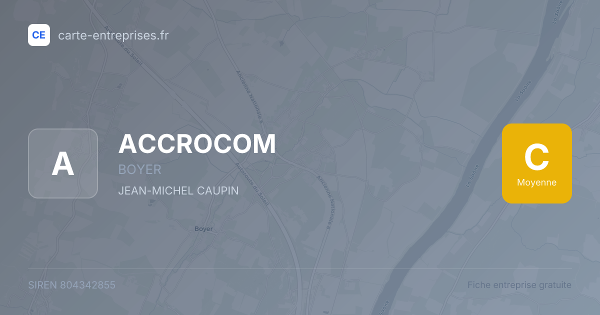 ACCROCOM — 804342855 — fiche entreprise
