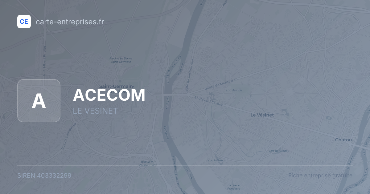 ACECOM — 403332299 — fiche entreprise