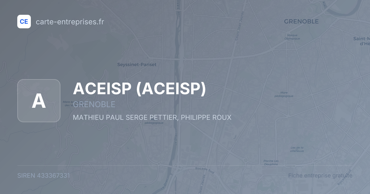 ACEISP — 433367331 — fiche entreprise