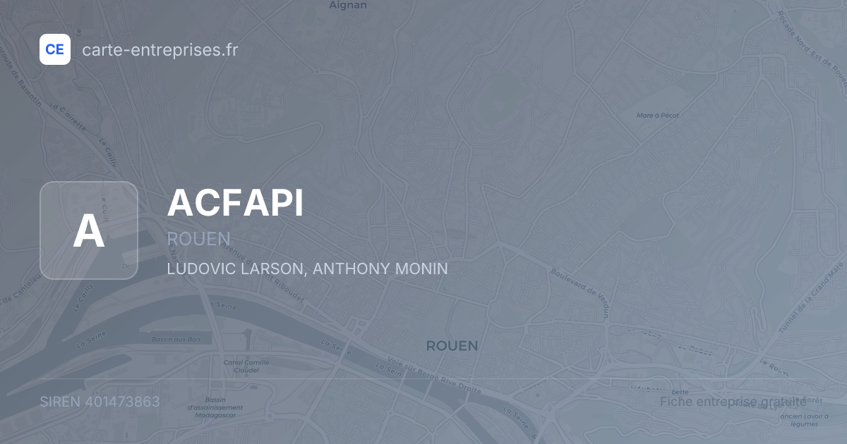 ACFAPI — 401473863 — fiche entreprise