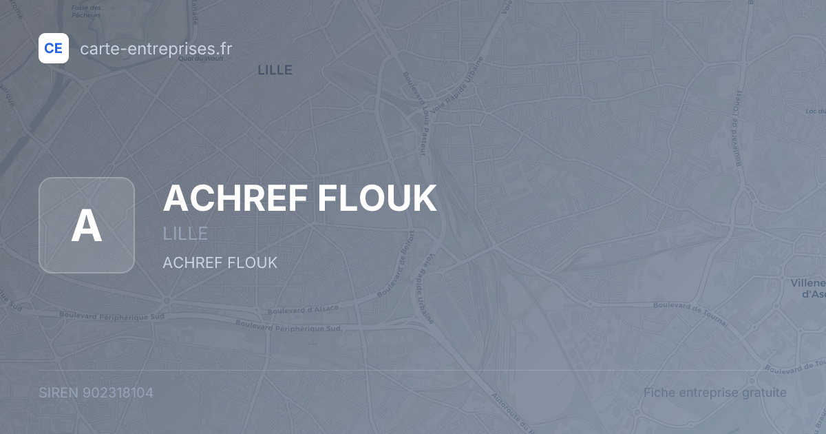 ACHREF FLOUK — 902318104 — fiche entreprise