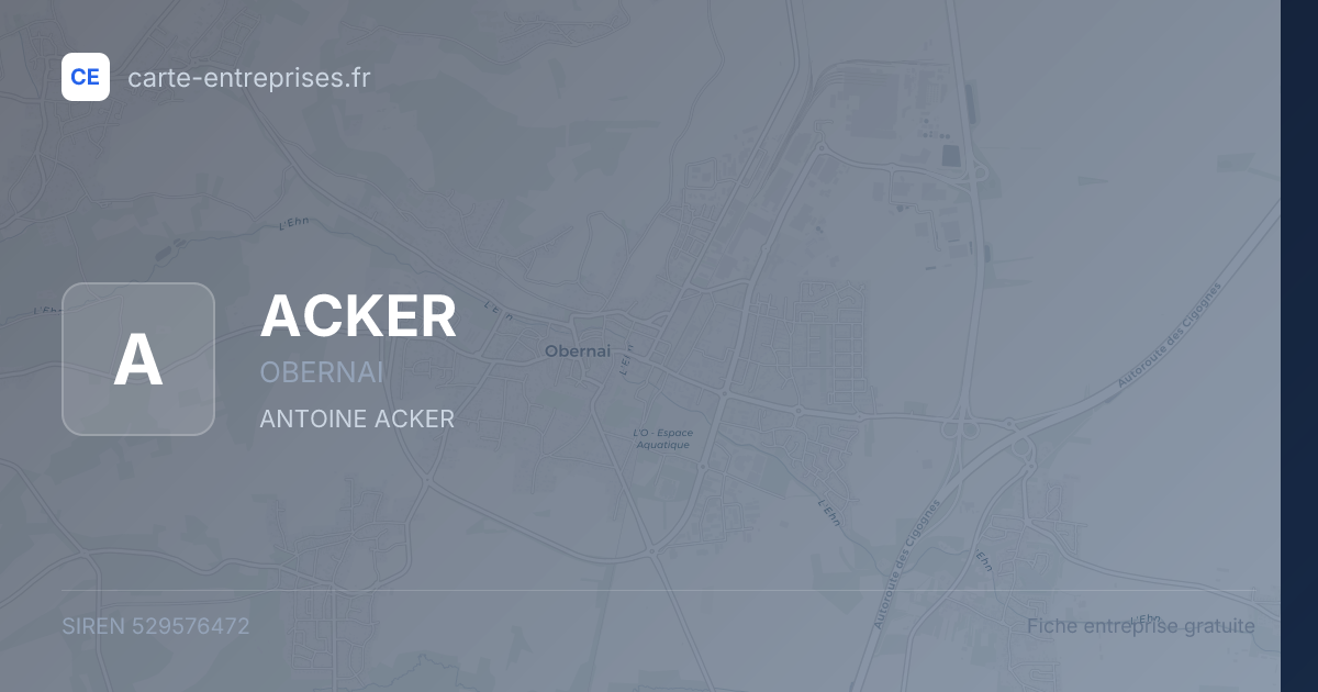 ACKER — 529576472 — fiche entreprise