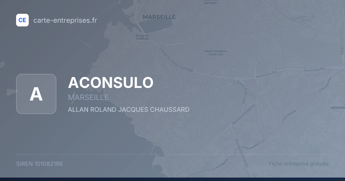 ACONSULO — 101082196 — fiche entreprise