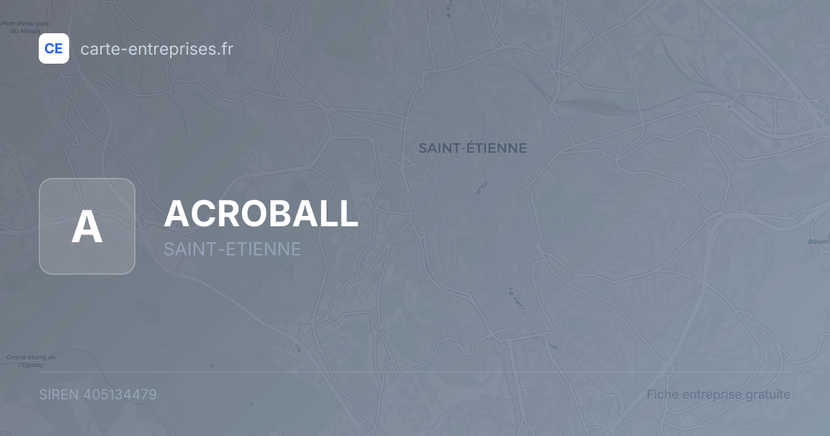 ACROBALL — 405134479 — fiche entreprise