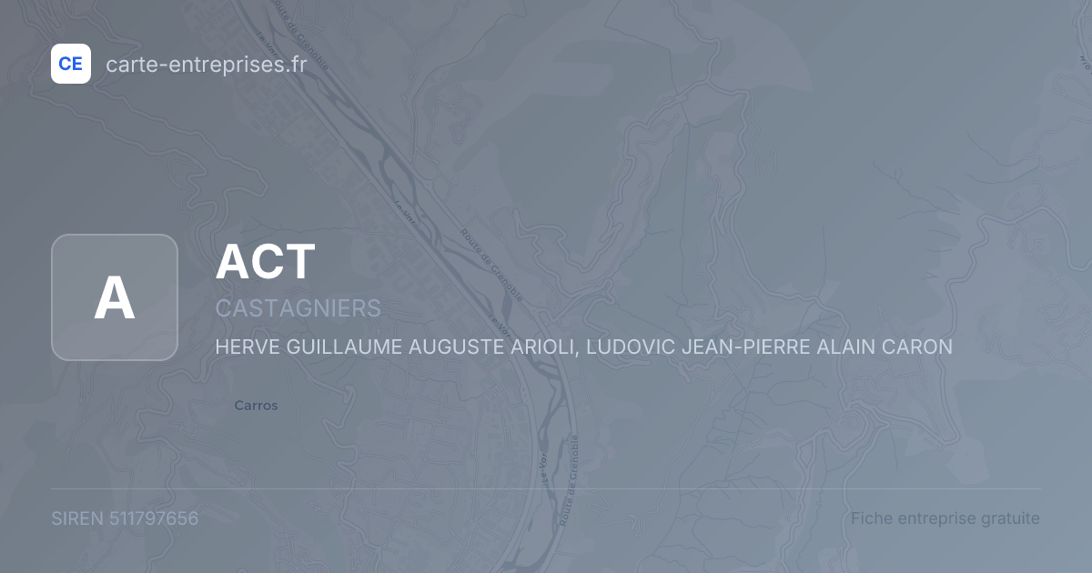 ACT — 511797656 — fiche entreprise