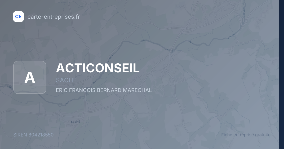 ACTICONSEIL — 804218550 — fiche entreprise