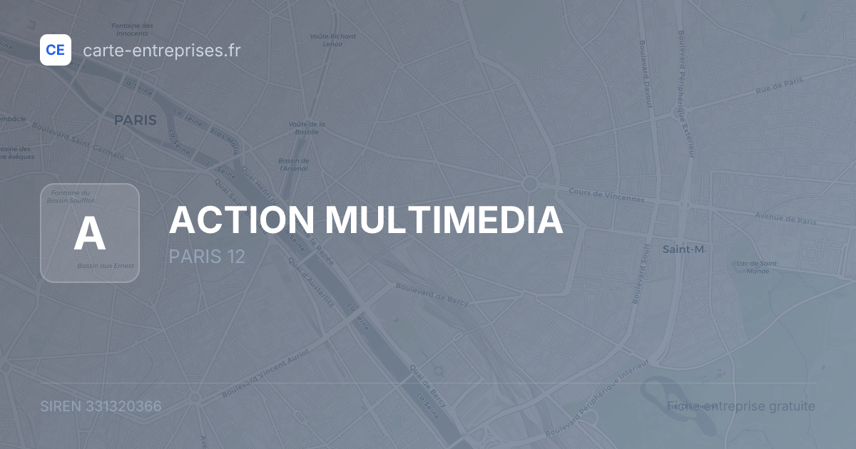 ACTION MULTIMEDIA — 331320366 — fiche entreprise