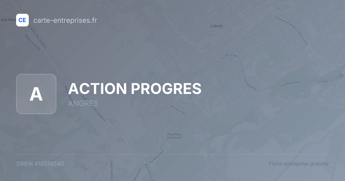 ACTION PROGRES — 418214540 — fiche entreprise