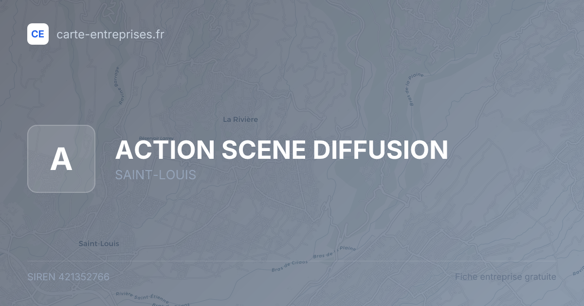 ACTION SCENE DIFFUSION — 421352766 — fiche entreprise
