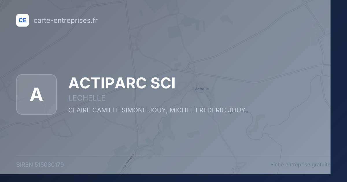 ACTIPARC SCI — 515030179 — fiche entreprise
