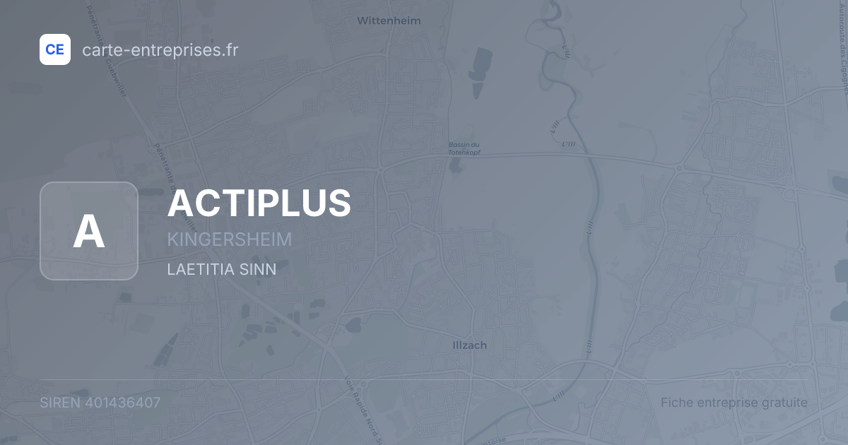 ACTIPLUS — 401436407 — fiche entreprise