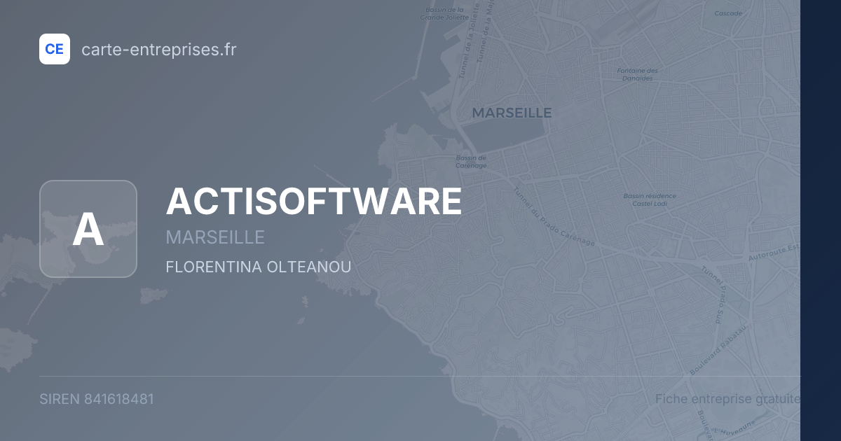 ACTISOFTWARE — 841618481 — fiche entreprise