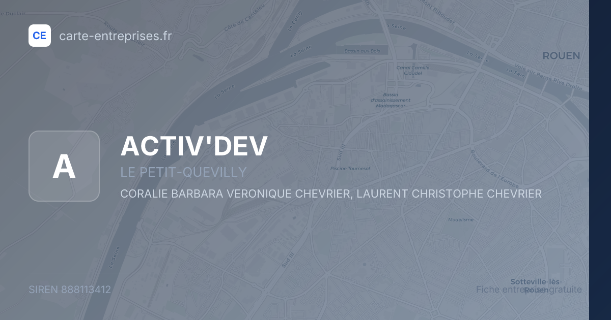 ACTIV'DEV — 888113412 — fiche entreprise