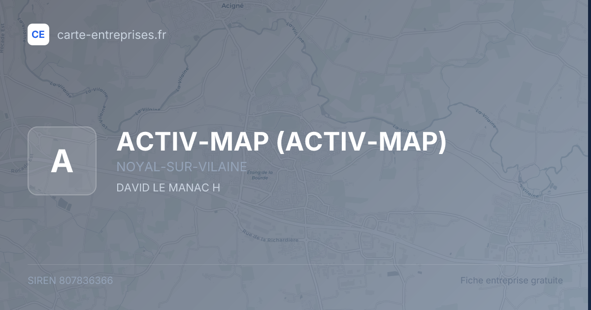 ACTIV-MAP — 807836366 — fiche entreprise