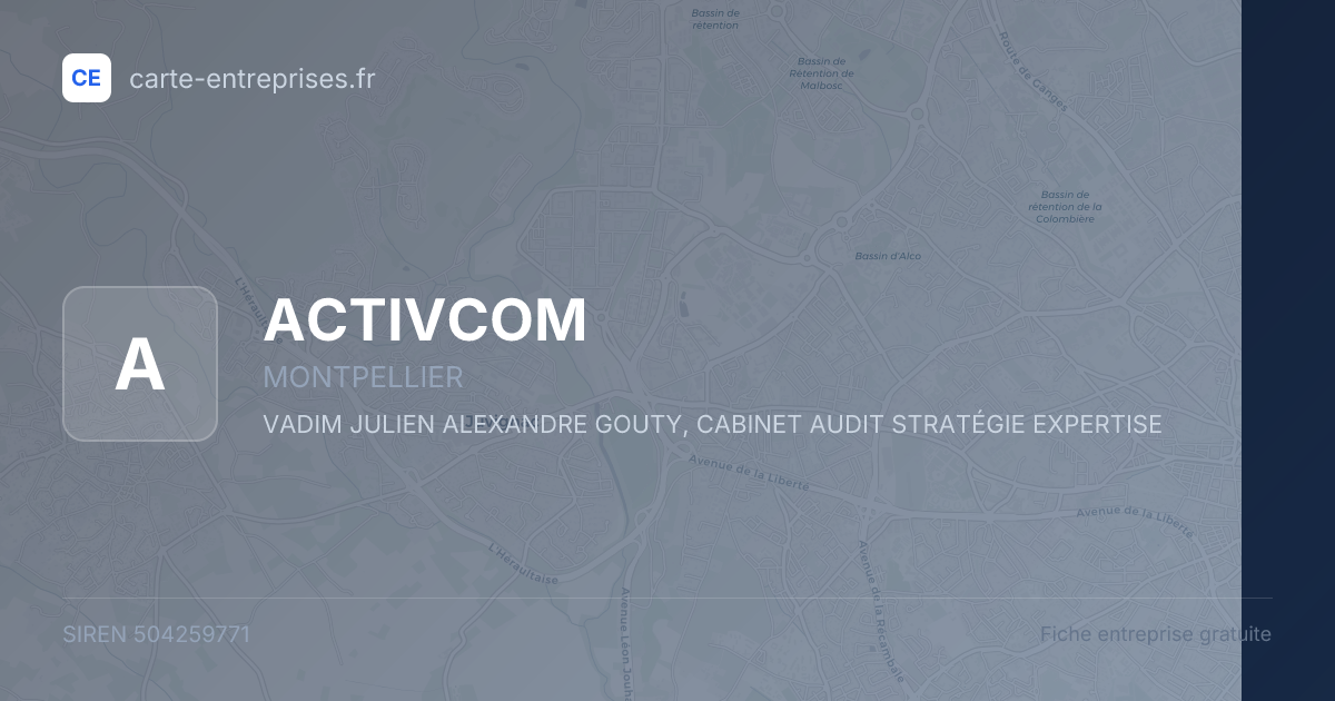 ACTIVCOM — 504259771 — fiche entreprise