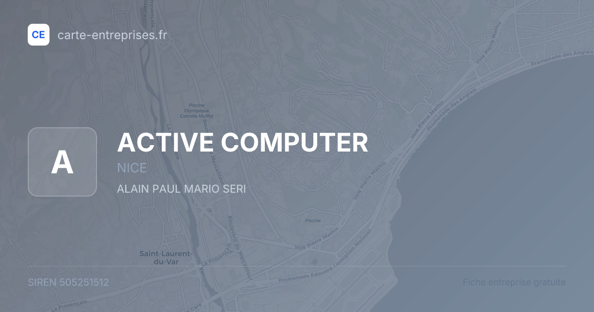 ACTIVE COMPUTER — 505251512 — fiche entreprise