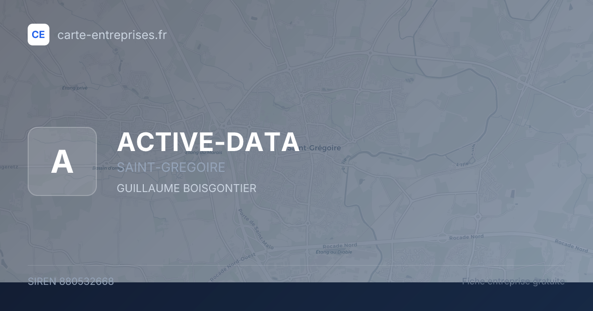 ACTIVE-DATA — 880532668 — fiche entreprise