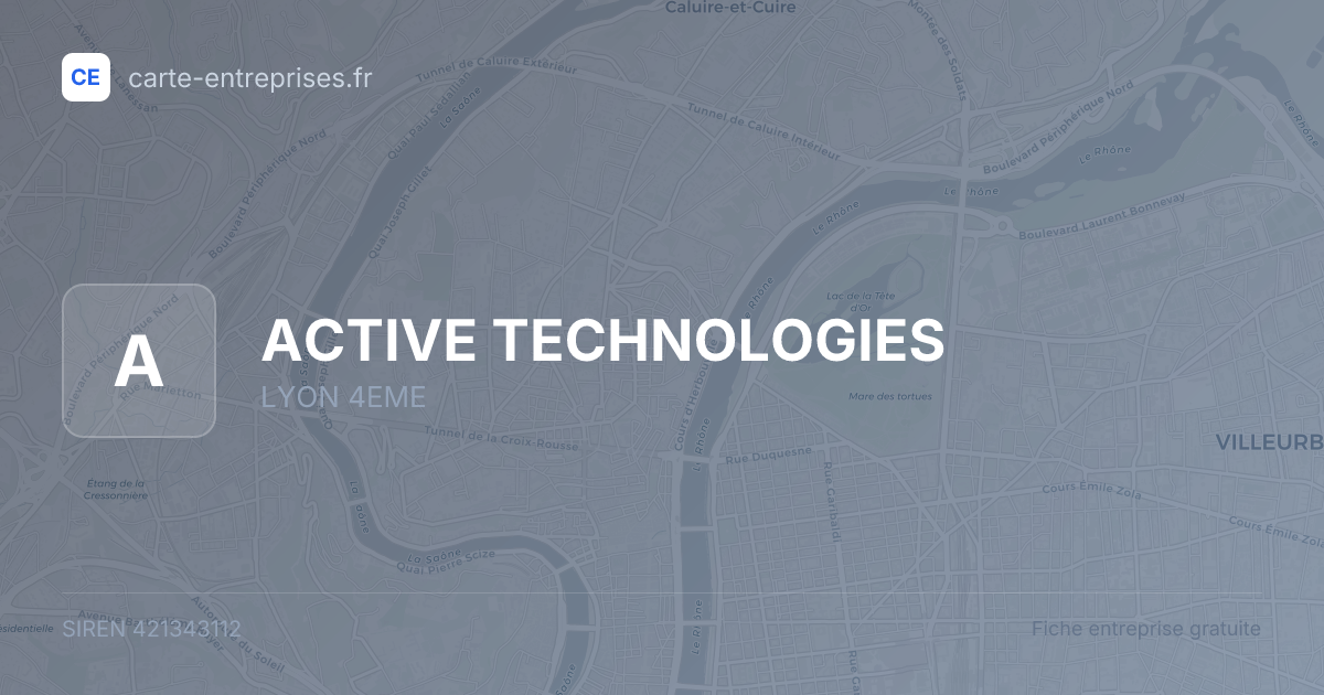 ACTIVE TECHNOLOGIES — 421343112 — fiche entreprise