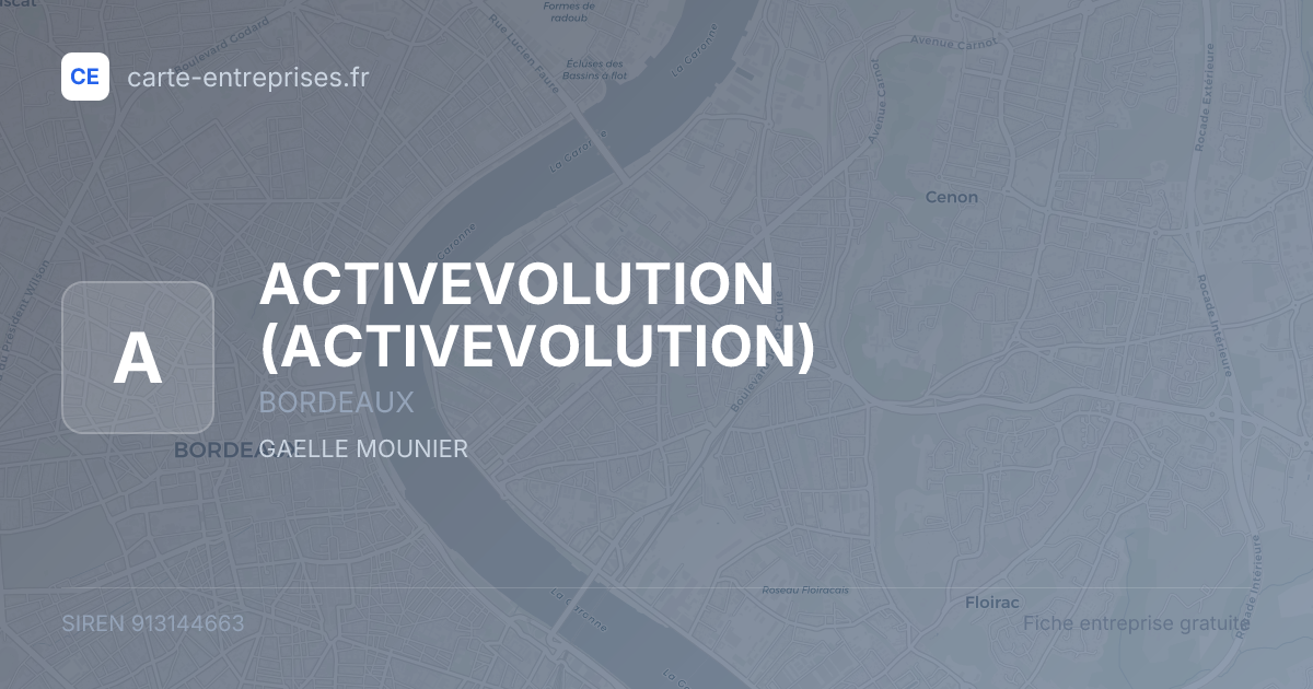 ACTIVEVOLUTION — 913144663 — fiche entreprise