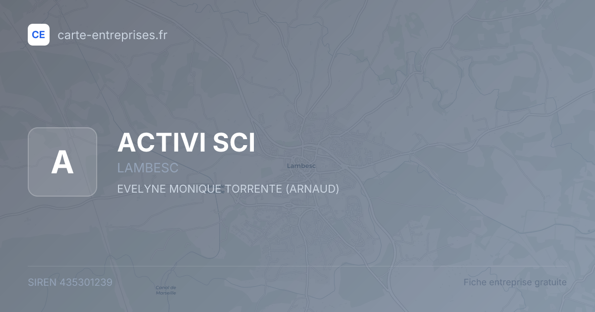 ACTIVI SCI — 435301239 — fiche entreprise