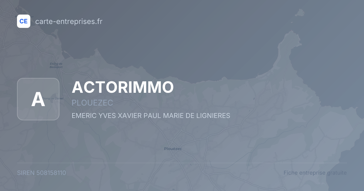 ACTORIMMO — 508158110 — fiche entreprise